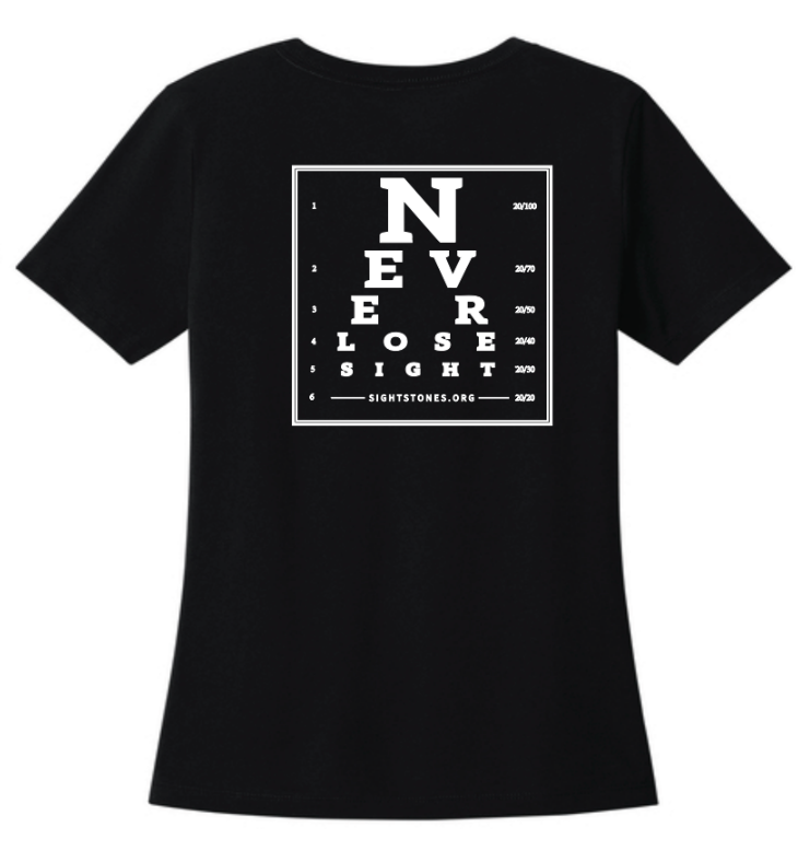 Never Lose Sight Book Launch T-Shirt — Women’s Short Sleeve