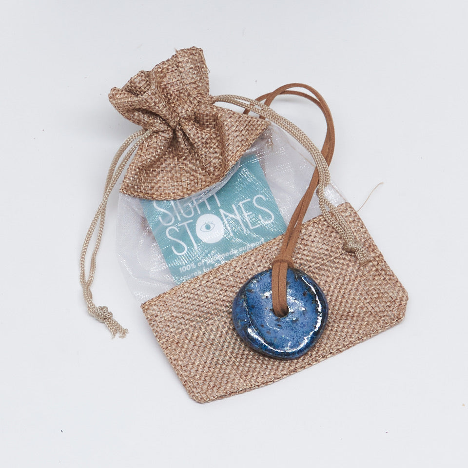 Sight Stone Necklace - Leather Cord