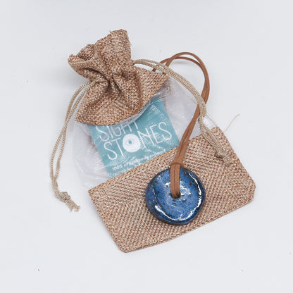 Sight Stone Necklace - Leather Cord