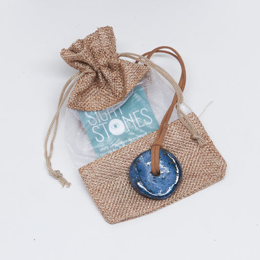Sight Stone Necklace - Leather Cord